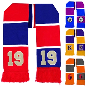 Jacquard Knitting Sports Fan Scarf