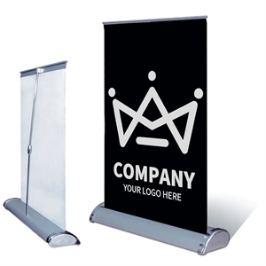 Mini Table Top Retractable Roll Up Banners Stand