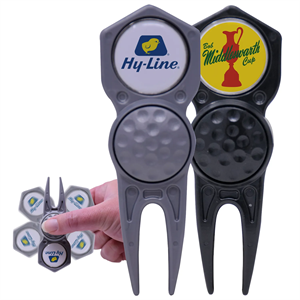 Fidget Spinner Golf Divot Tool and Ball Marker