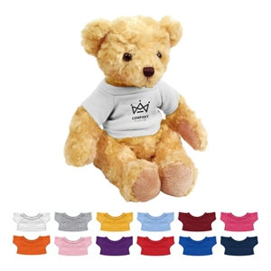 Personalized Teddy Bear Stuffed With custom printed shirt