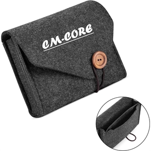 Portable Felt Power Adapter Storage Bag Protective Case