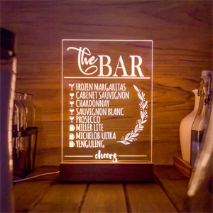 Custom LED Acrylic Light Stands