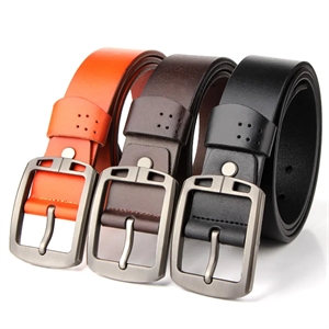 Mens Leather Casual Belt