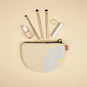 SLICE POUCH - HEAVYWEIGHT CANVAS WITH LEATHER