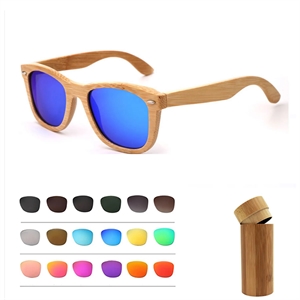 Natural Bamboo Polarized Lens Sunglasses