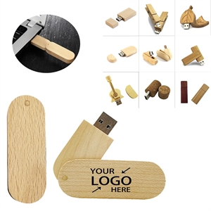 Portable Wood Memory Stick Pendrive 2.0 USB Drive