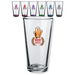 16 oz Spiral Pint Glasses