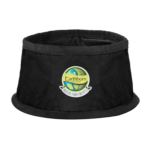 6" Hook & Loop Pet Travel Bowl