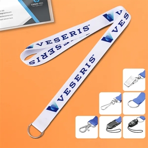 Dye Sublimated Lanyards - Sizes 1/2"-1"