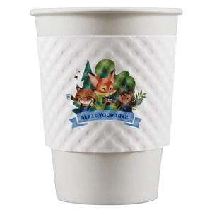 12/16/20/24 oz Beverage Wrap - White