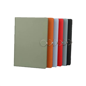 Custom Logo Round Buckle Notebook Business Magnetic Book