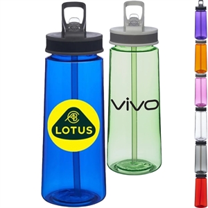 Classic 22 oz Sports Bottles w/ Straw