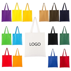 Natural Cotton Cloth Tote Bags 13.4x15.7in