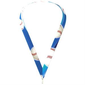 Sublimated Neckband With Quick Clip, 7/8" x 32"