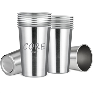 12oz Stainless Steel Cups Pint Tumblers