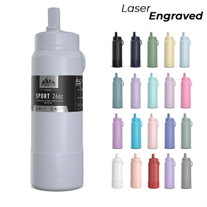 Custom Logo HYDRAPEAK 26oz Sport Boot Water Bottle with Straw Lid