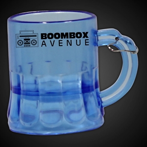 2 oz. Blue Beer Mug Medallion with J-Hook