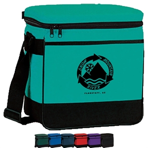 Premium Insulated 12 Pack Lunch Cooler Bag 10" x 11" x 7"