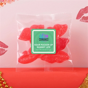 Taster Packet Sour Pucker Up Gummy Lips