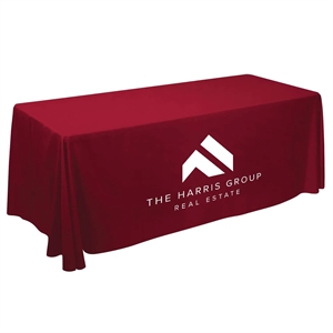 6' Value Lite Table Throw (White Imprint, 1 Location)