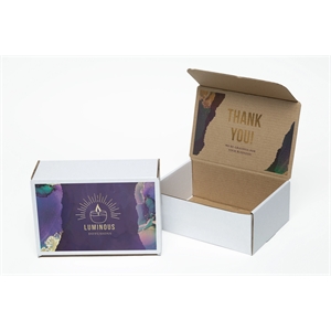 Full Color White Display Mailer Boxes