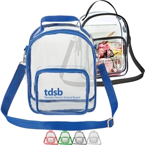 Clear PVC Crossbody Stadium Shoulder Sports Pack Tote Bag