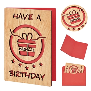 Wooden Anniversary Card