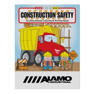 Construction Safety Coloring Book
