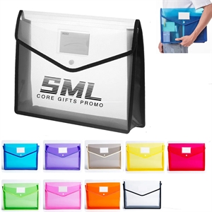 A4 Expandable Envelopes Plastic Document Folder with Button