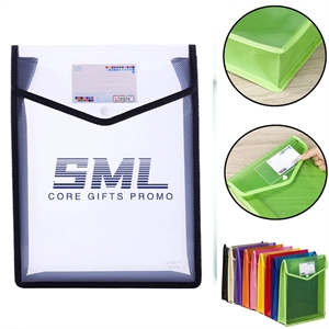 A4 Expandable Envelopes Plastic Document Folder with Button