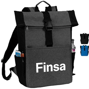 Custom Logo Premium Urbanite Commute Canvas Laptop Backpack 11.5"x17"x5"