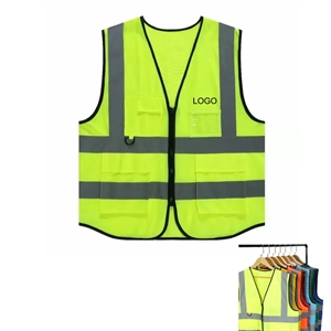 Reflective Safety Vest With Pockets