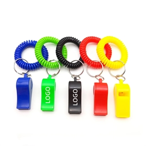 Whistle Coil Keychain