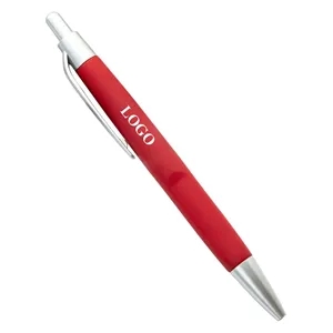 Click action Soft Touch Plastic Pen