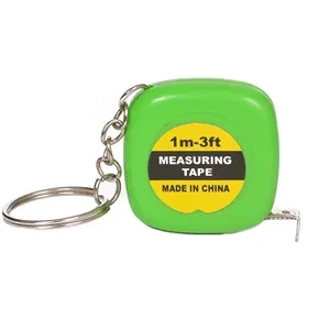 Square Tape Measure Keychain