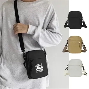 Custom Logo Unisex Simple Messenger Sling Bag