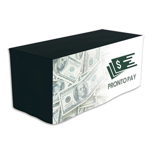 6' Dye Sublimation Front Panel Imprint Table Cover