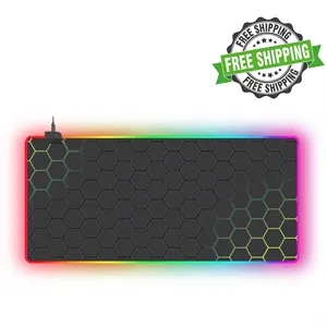 Thickness 4mm Mouse Pad with LED Strip