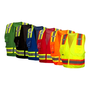 Pyramex ANSI Type O - Class 1 Enhanced-Vis Safety Vest