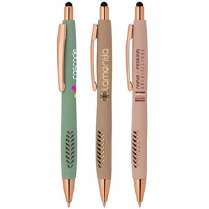 Avalon Softy Rose Gold Designer Pen With Stylus