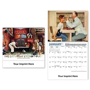 2025 Norman Rockwell Spiral Bound Calendar