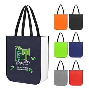 Jumbo Lola Laminated Non-Woven Tote Bag with 100% RPET Ma...