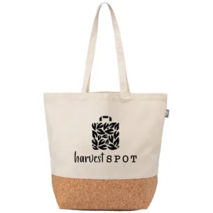 Alentejo - Recycled Tote Bag with Cork Bottom - Silkscreen