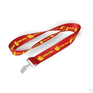 Custom Silk Screen Print Polyester Lanyard