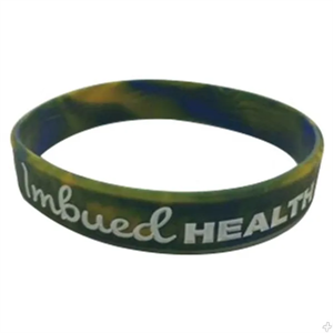 Colorfilled Silicone Wristband Bracelet