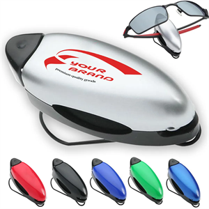Custom Logo Sun Visor Clip Sunglass Holder Ticket Card Car Accessories