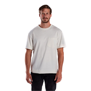 US Blanks Men's USA Made Tubular Workwear Pocket T-Shirt