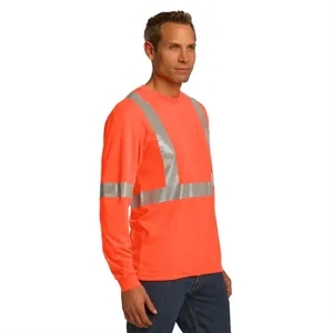 CornerStone ANSI 107 Class 2 Long Sleeve Safety T-Shirt.