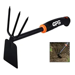 2 in 1 Garden Fork Prong and Hoe