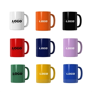 12oz Ceramic Coffee Mug Colorful Cup